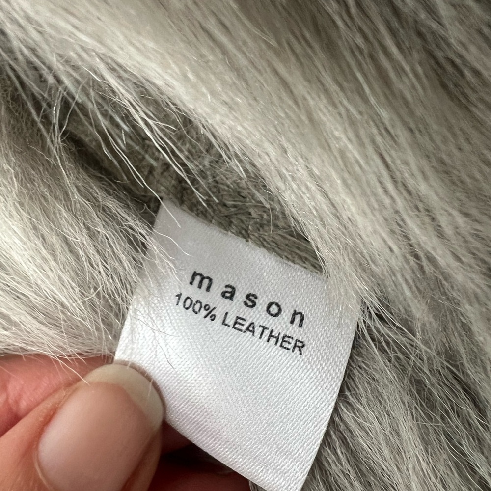 Mason Light Gray Shearling Jacket - Picture 5 of 8